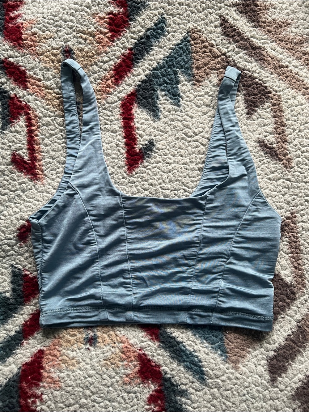 Free People Dusty Blue Scoop Bralette